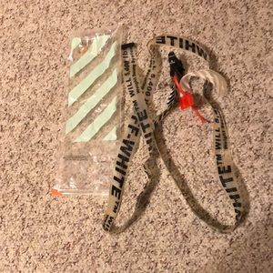 “Off white” belt